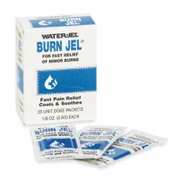 WATERJEL Topical Burn Gel: Lidocaine, 0.125 oz Size, 25 PK (MPN 600U-1)