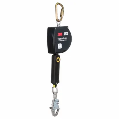 DBI-SALA Self Retracting Lifeline: Steel Carabiner Anchor - Mounted SRLs