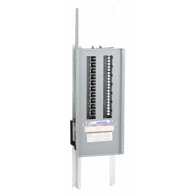 SQUARE D Panelboard Interior: 42 Spaces, 400 A Amps, Copper, QHB/QOB/QOB-VH, 45 in Ht - Square D NQ Main Lug, Convertible Panel Interiors