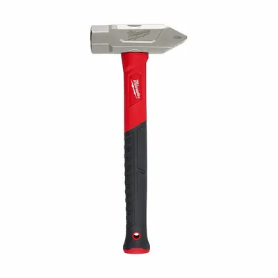 MILWAUKEE Cross Peen Hammer: Fiberglass, 4 lb Head Wt, 1 3/4 in Face Dia, 15 in Overall Lg - Standard Cross-Peen Hammers