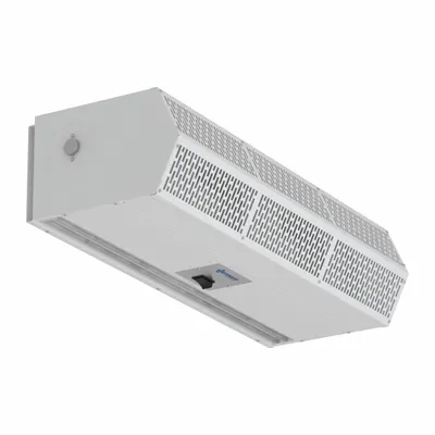 BERNER Air Curtain: Low Profile, For 3 ft Opening, 893 cfm, 115V AC, 1 Ph, White - Ambient Air Curtains