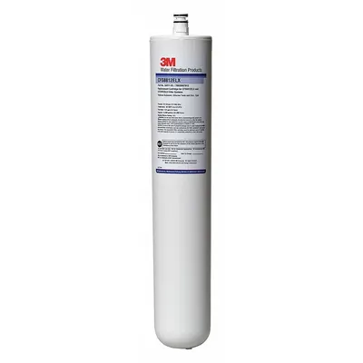 3M AQUA-PURE Quick-Connect Water Filter: 0.5 micron, 1.7 gpm, 14,000 gal - Quick-Connect Drinking Fountain & Beverage Machine Water Filters