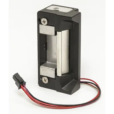 HES Electric Door Strike: 1 1/4 in Wd, 4 7/8 in Ht, Cylindrical - Cylindrical Electric Strikes