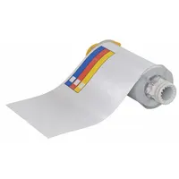 Pre-Cut Label Stock Roll: No Legend, Color Bar, 7 in x 10 in, 10 in x 7 in, Vinyl, Indoor/Outdoor (MPN 130812)