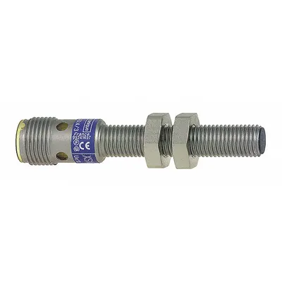 TELEMECANIQUE SENSORS Inductive Cylindrical Proximity Sensor: Built-in Connector, Shielded - Cylindrical Sensors with Built-in Connectors