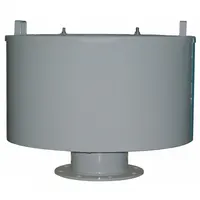 SOLBERG Filter Silencer: 12 in Flange Inlet Size, 4,700 cfm, 31 in Overall Ht, 28.5 in Outside Dia (MPN F-485P-1200F)