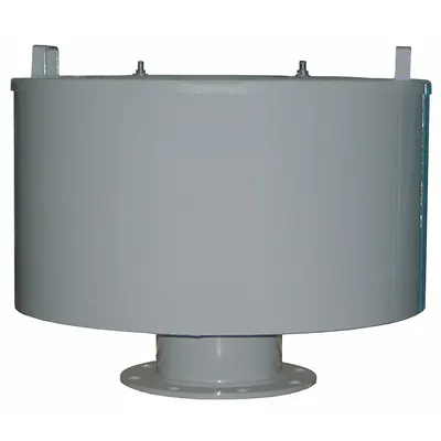 SOLBERG Filter Silencer: 12 in Flange Inlet Size, 4,700 cfm, 31 in Overall Ht - Air Compressor Intake Filters & Silencers