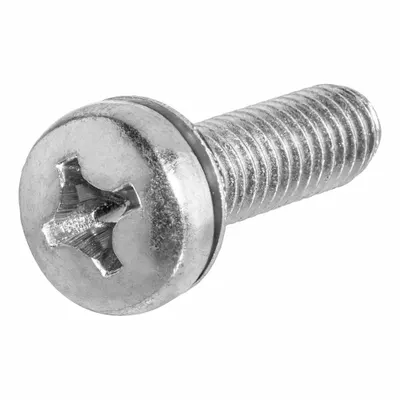 USA INDUSTRIALS Machine Screw: Internal Tooth, M5x0.80 Thread Size, 20 mm Lg, Steel, Zinc-Plated - Machine Screws with Internal Tooth Lock Washers