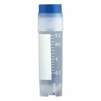 APPROVED VENDOR Plastic Vials: Cryogenic, Polypropylene, 2 mL, Blue, Sterile, Colorless, Round (MPN 3012B)