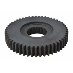 This Dayton output gear is a replacement component designed for hoists. It transfers rotational motion from the motor to the lifting mechanism, enabling controlled vertical movement of loads in material handling applications.