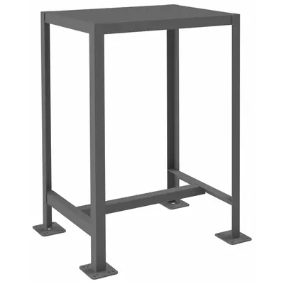 DURHAM MFG Work Table: Fixed Ht, Steel, 24 in x 18 in, 2,000 lb Overall Load Capacity - Steel-Top Worktables