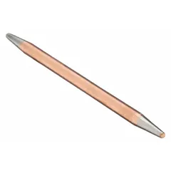 Pack of 6 steel conical tips for resistance soldering. Each tip has a 0.125-inch width. Compatible with handpiece model 105127. Used for precision soldering in electronics assembly, jewelry repair, and small-component manufacturing.