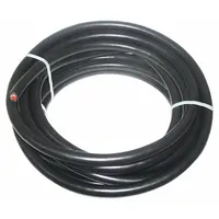 This cut-to-length jumper cable from WESTWARD is a single continuous piece of 4-gauge wire with a black jacket, 300 inches long, and rated for 60 A maximum current. It is designed for custom battery connections in vehicles, industrial equipment, and power systems where a specific cable length is required