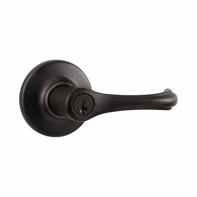 KWIKSET Door Lever Lockset: Office Lever Locksets, Bronze