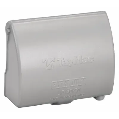 TAYMAC While In Use Weatherproof Cover: 1 Gangs, For Decora/GCFI Electrical Component Type - 1-Gang While-in-Use Weatherproof Covers