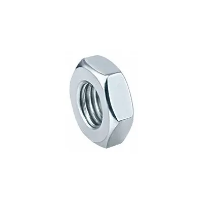 SPEEDAIRE Jam Nut: Threaded Nut Mount Type, Fits 7/16 in_9/16 in Bore Dia, 3/8 in Overall Lg - Cylinder Mounting Nuts