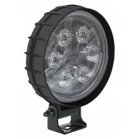 J.W. SPEAKER Vehicle Work Light: Round, Trapezoid, LED, Bolt, DT04-2P Connector, Surface Mount, SAE (MPN 670)