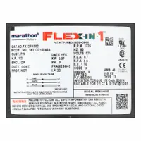 LEESON General Purpose Motor: C-Face/Universal Mount, Open Drip Proof, 1/2 hp, 575V AC, 1,725 RPM (MPN 056T17D15845)