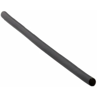 INSULTAB Heat Shrink Tubing, Food Grade: 0.5 in I.D. Before Shrinking, 6 in Lg, Black - Food Grade Heat Shrink Tubing