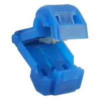 POWER FIRST Insulation Displacement Connector: 2 Ports, Blue, 18 AWG – 14 AWG Run Size Range, 600 V (MPN 22EW66)
