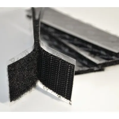 VELCRO BRAND Hook-and-Loop Fastener: Strip, 1 in Overall Wd, 4 in Overall Lg, Hook-and-Loop - Pre-Cut Strips