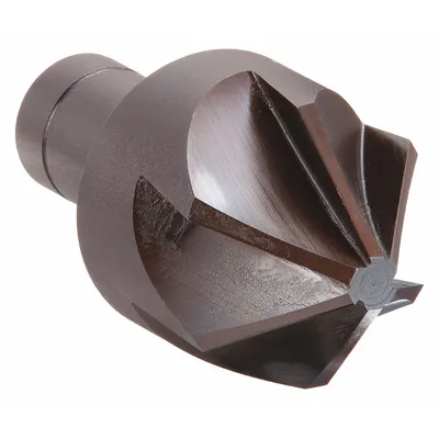 KEO Countersink: 90°, 6 Flute, 2 in Body Dia, 3/4 in Shank - Smooth-Finish Six-Flute Countersinks