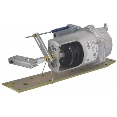 POWERS CONTROLS Pneumatic Damper Actuator: Linear, 3 psi to 13 psi Spring Range, Extended Shaft Mounting - Linear Actuators