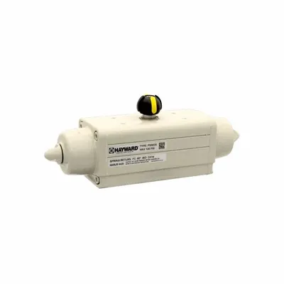 HAYWARD Pneumatic Valve Actuators: 133 in-lb Force at 80 psi, Epoxy-Coated Aluminum - Spring-Return Valve Actuators