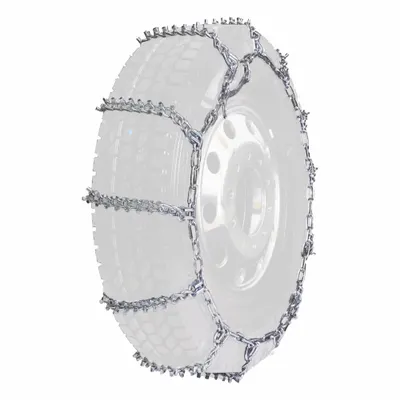PEWAG Studded Tire Chain Assembly: Tire Chain, Buses/Heavy Duty Trucks/RVs/Trailers - Tire Chains