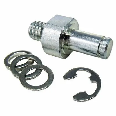 ONDRIVES.US Threaded Stud Mount: Steel, Zinc Plated, 0.375 in Journal Dia - Threaded Stud Mounts