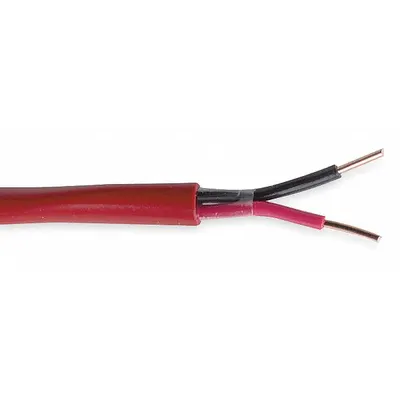 CAROL Fire Alarm Cable: 1,000 ft Cable Lg, Riser, Riser, S-R PVC, Semi-Rigid PVC - Unpaired Unshielded Cables