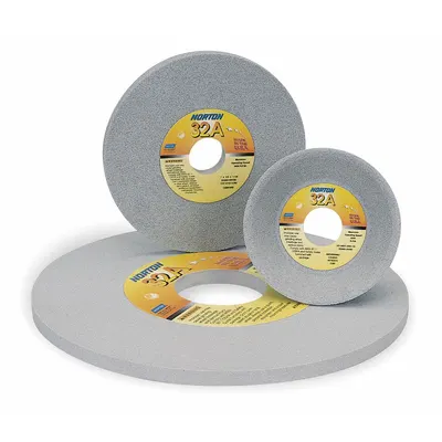 NORTON Straight Grinding Wheel: Type 1, 7" x 1/2" x 1 1/4", 32A80-LVBE - Grinding Wheels for Moderate-to-Heavy Grinding of Tool Steels