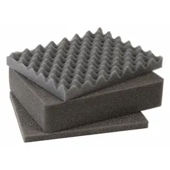 This cubed Pick & Pull foam insert set is designed for use with PELICAN 1784 cases. The pre-scored foam layers can be customized to create padded compartments for secure transport of equipment, tools, or instruments, protecting them from impact and vibration.