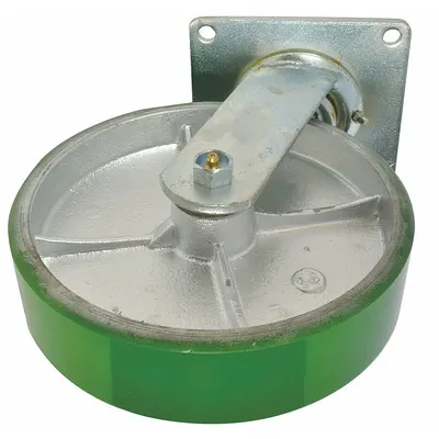 Dayton Swivel Caster: 1,000 lb Load Capacity, 8 in Overall Lg, 2 in Overall Wd - Replacement Casters for Platform Trucks