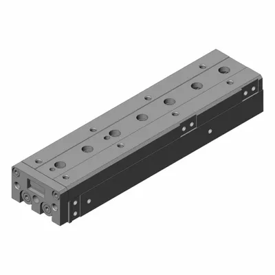 SMC Air Slide Table: 125 mm Stroke Lg, 16 mm Bore Dia, Mfr Part # MXS16L-125 - Pneumatic Slide Tables