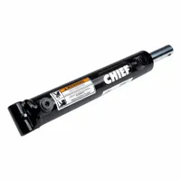 CHIEF Welded Hydraulic Cylinder: 2.5 in Bore Dia., 8 in Stroke Lg, 16 in Retracted Lg, 14,720 lb (MPN 287229)