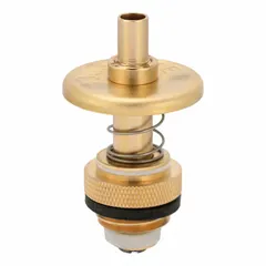 Bronze replacement nozzle for dispensing cans used in industrial parts cleaning. Directs solvent flow for cleaning components in maintenance and repair operations. Compatible with manufacturer part number 14004.