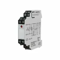 METZ CONNECT Changeover Contact: C-Logline, DIN Rail Mounting, 11061950, 25 mA Current Rating