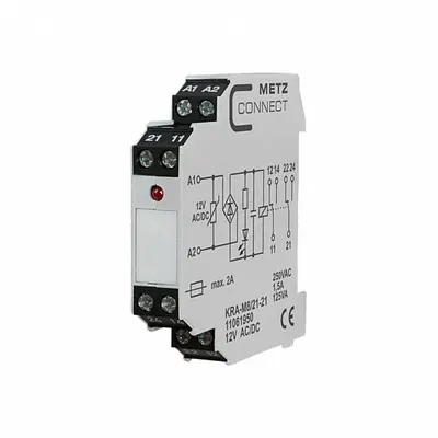 METZ CONNECT Changeover Contact: C-Logline, DIN Rail Mounting, 11061950 - Modules for Metz Connect Controllers