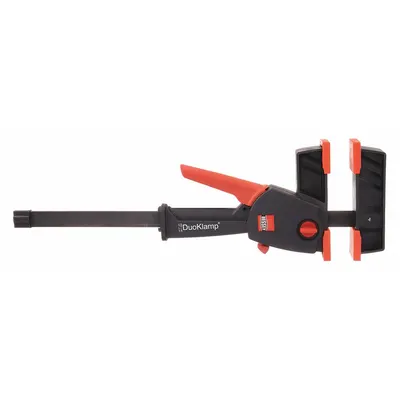 BESSEY Bar Clamp/Spreader: Soft-Touch Grooved, 18 in Max Jaw Opening, 2 3/4 in to 21 in - Dual-Function Trigger Clamps & Spreaders