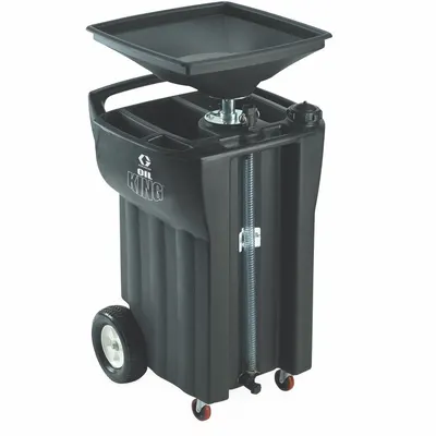 GRACO Oil Drain: 25 gal Capacity, 69 in Overall Ht, 24 in Overall Lg, 24 in Overall Wd - Portable Oil Waste Containment Containers