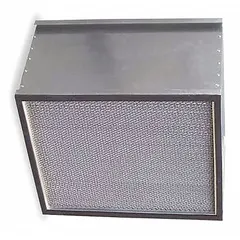 Pleated air filter for negative air machines, with nominal dimensions of 22 in height and 22 in width. Handles up to 2,000 cfm maximum airflow. Compatible with manufacturer model PAB2K-993. Used in construction, remediation, and industrial settings to capture airborne particulates.
