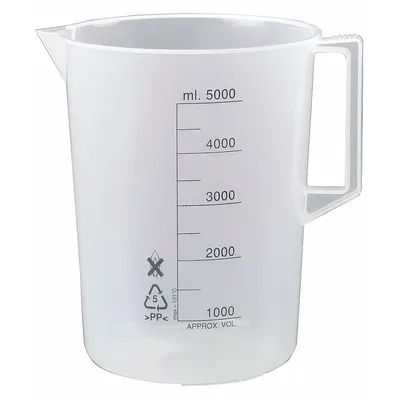 OEM Beaker: Low Form with Handle - Low Form Plastic Beakers With Handles