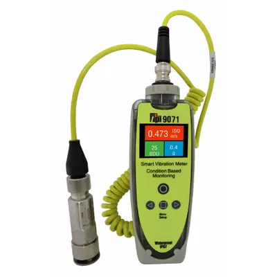 TEST PRODUCTS INTL. Vibration Meter: Vibration, 999.9 in/sec Max Velocity Measured - Standard Vibration Meters