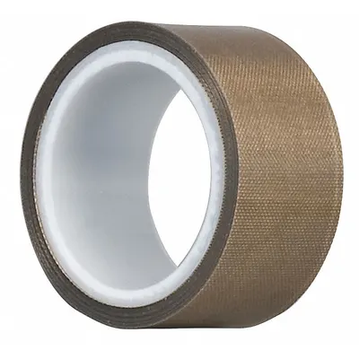 TAPECASE Cloth Tape: 1/4 in Wd, 5 yd Lg, 4.7 mil Thick, Silicone, Polyethylene Coated Cloth - PTFE Slick Surface Tape