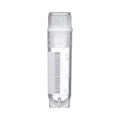APPROVED VENDOR Polypropylene Cryogenic Vial, 2 mL, Sterile, Self-Standing, Internal Thread, Natural, with Closure, V4802