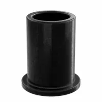 OILITE Flanged Sleeve Bearing: Vespel SP-21, 3/8 in Bore, 1/2 in OD, 3/4 in Overall Lg, Black (MPN VSPF-0608-06B)