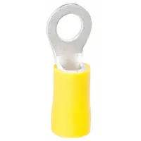 GARDNER BENDER Ring Terminal: Yellow, Vinyl Insulation, #10/#8 Stud Size, 600 V (MPN 10-106)