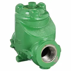 This 2-way inline swing check valve features a ductile iron body and 1 in FNPSM x FNPSM connections. It allows flow in one direction and automatically closes to prevent backflow. Suitable for industrial fluid systems requiring reliable one-way flow control.