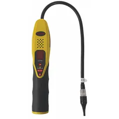 Heated diode sensor refrigerant leak detector with 0.05 oz/yr sensitivity. Compatible with R-134A and A2L refrigerants. Used for locating refrigerant leaks in HVAC and refrigeration systems.